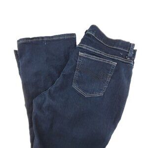 Riders By Lee Jeans Women's 16 Long Dark Wash Blue Classic Fit Boot Cut Tall